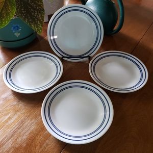 SOLD: Corelle - Set of 4 Bread & Butter Dessert Appetizer Plates 6.75"